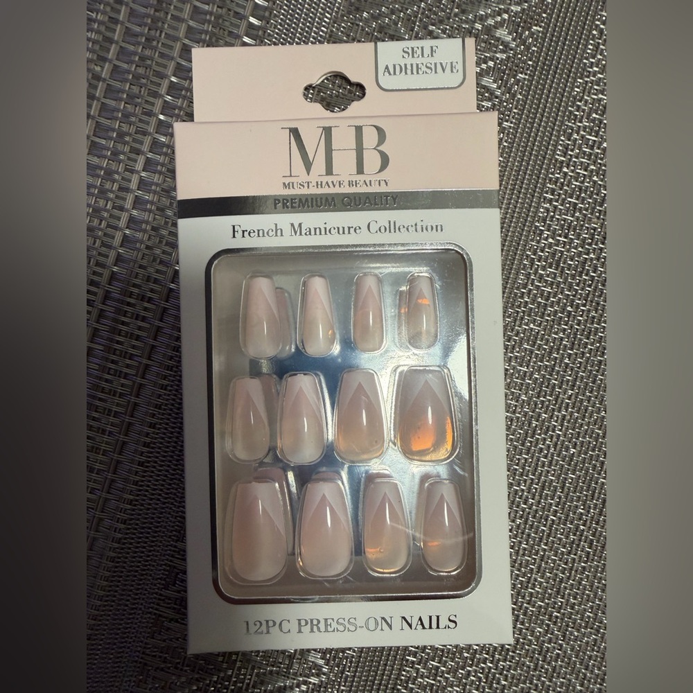 French Manicure Press-On Nails
